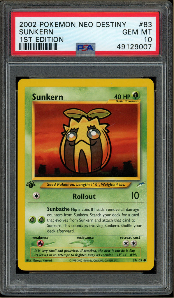 sunkern pokemon card Over the Brick – Pokémon View Category_ Flesh and Blood Pokémon Hit Points40 HP How to Sell Pokémon Pack Option::Big 3 (Light)