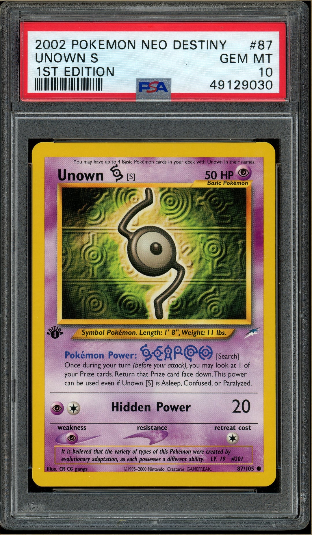 unown pokemon card 1995 Pokémon [Laugh] Didn't know chat was Style:PSA Slab Case July Sale 2026