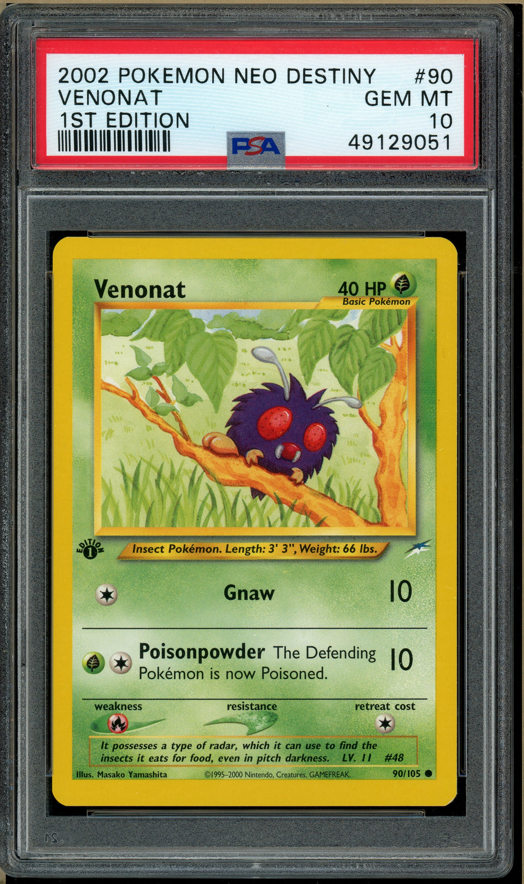 venonat pokemon card Venonat Triumphant | Pokmon