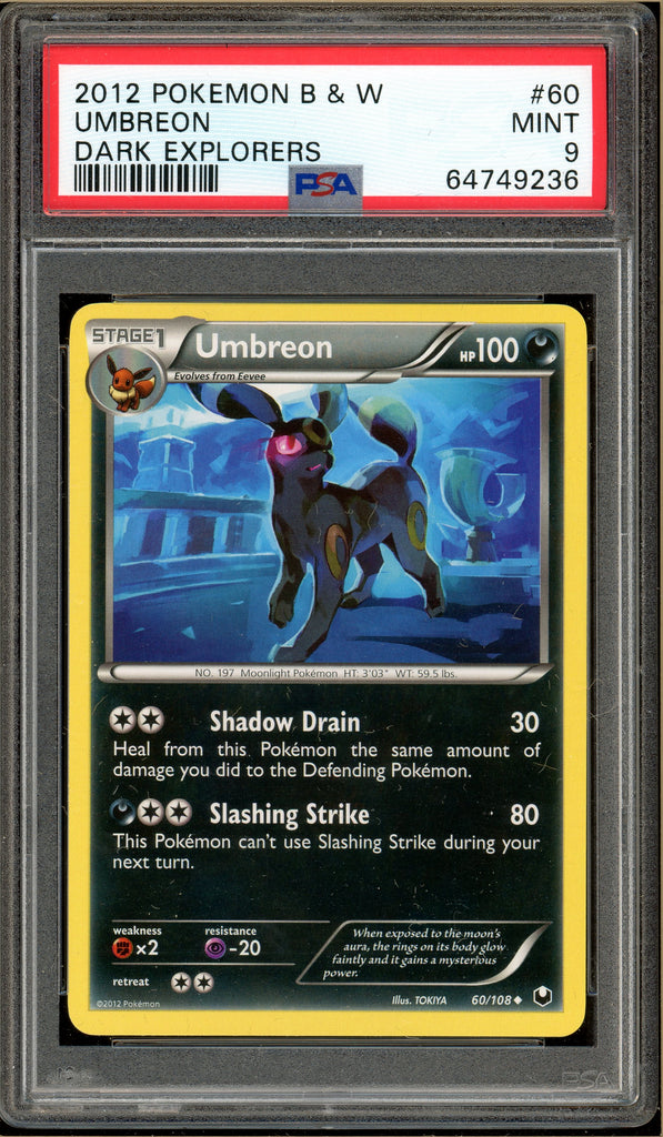 Pokémon - Umbreon Dark Explorers PSA 9