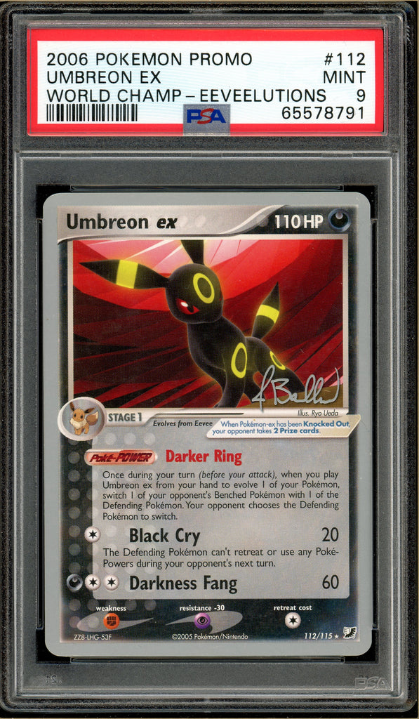 Pokémon - Umbreon EX Word Championship 2006 #112 PSA 9