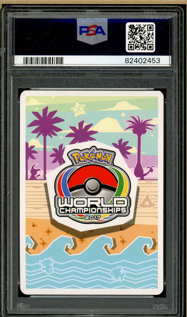 Pokémon - Espeon EX, World Champion Samurai Sniper #52 PSA 8 back
