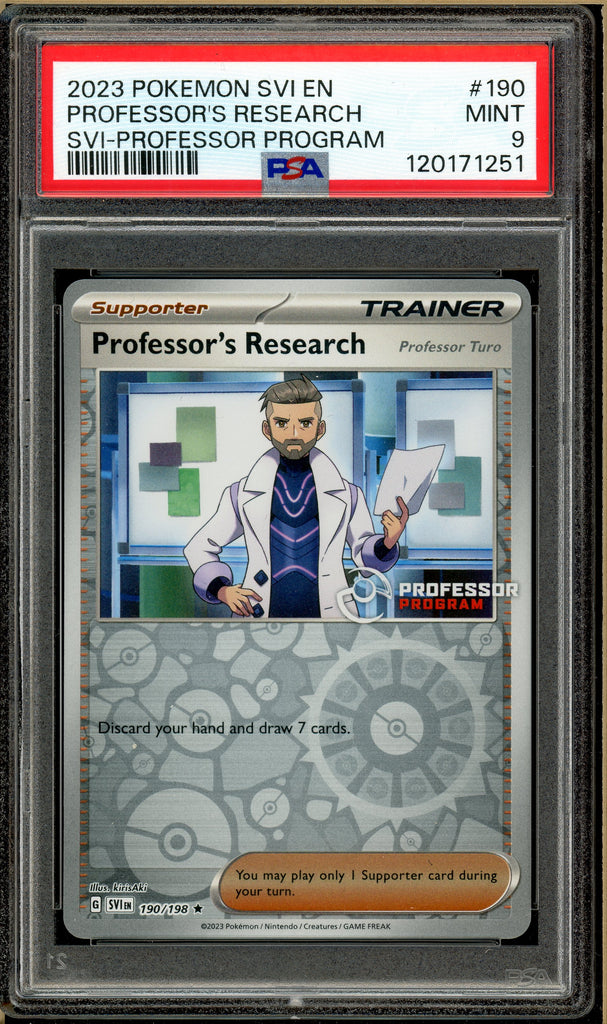 Pokémon - Professor's Research - Professor Program #190 PSA 9