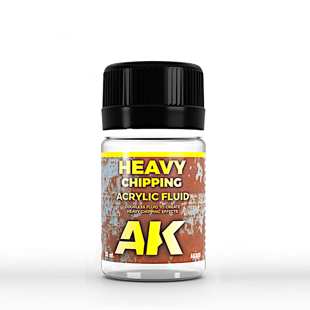AK Interactive: Heavy Chipping Acrylic Fluid (35ml Bottle)