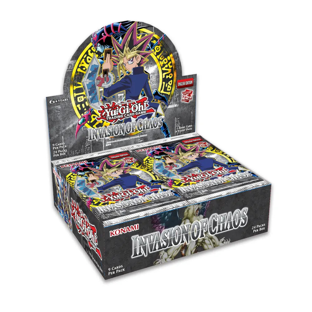 Yu-Gi-Oh! Invasion of Chaos Booster Packs (24 boosters)