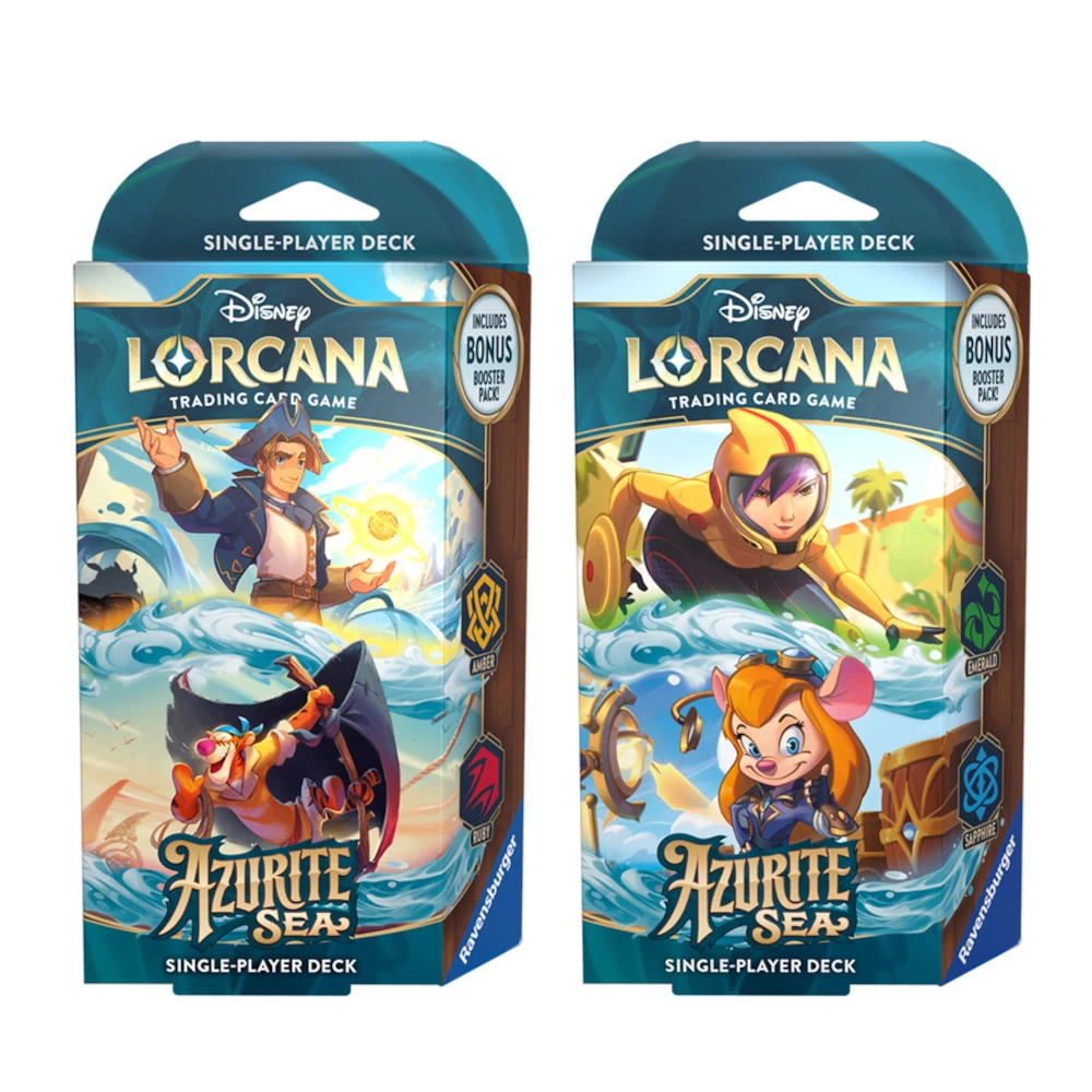 Lorcana: Azurite Sea Starter Deck (Set of 2)