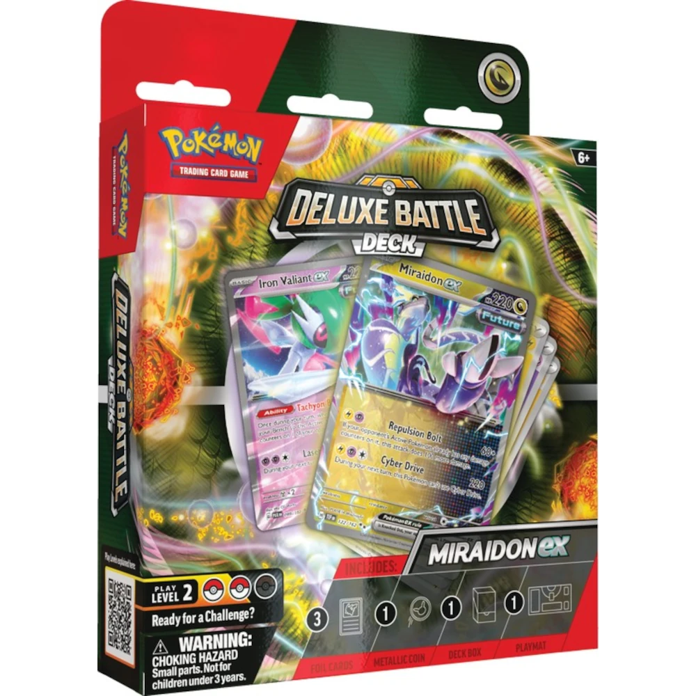 Pokémon: Miraidon ex or Koraidon ex Deluxe Battle Deck