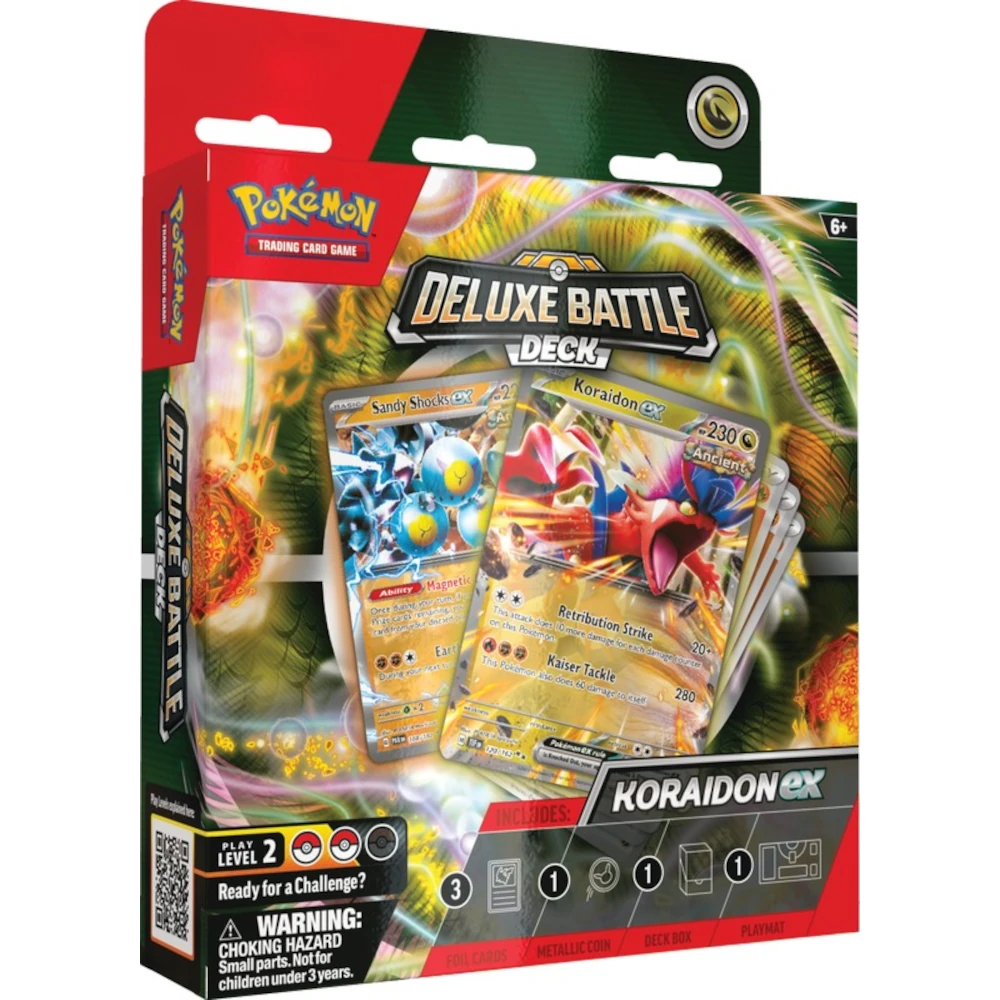 Pokémon: Miraidon ex or Koraidon ex Deluxe Battle Deck