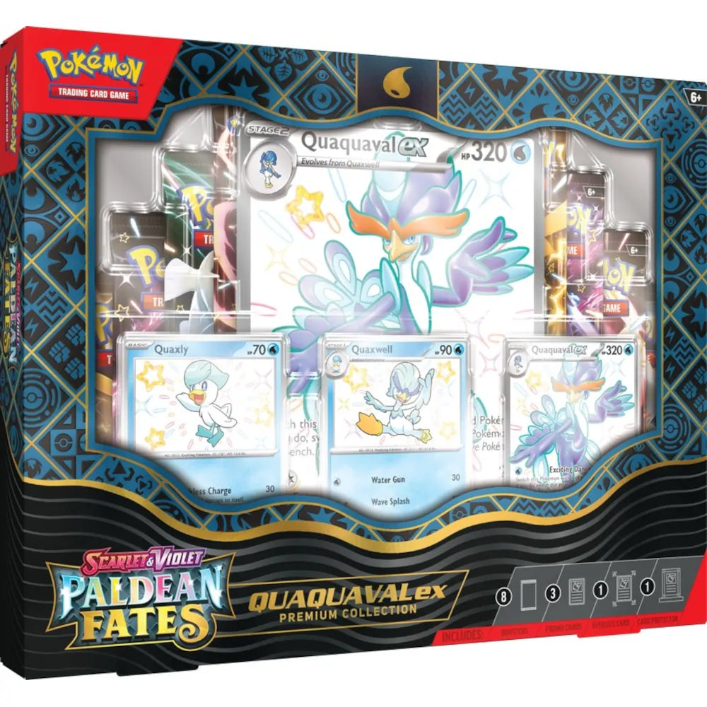 Pokémon Scarlet & Violet: Paldean Fates ex Premium Collection Quaquaval  ex