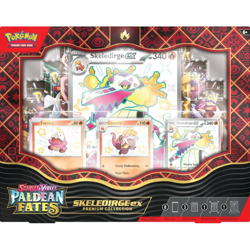 Pokémon Scarlet & Violet: Paldean Fates ex Premium Collection Skeledirge Ex
