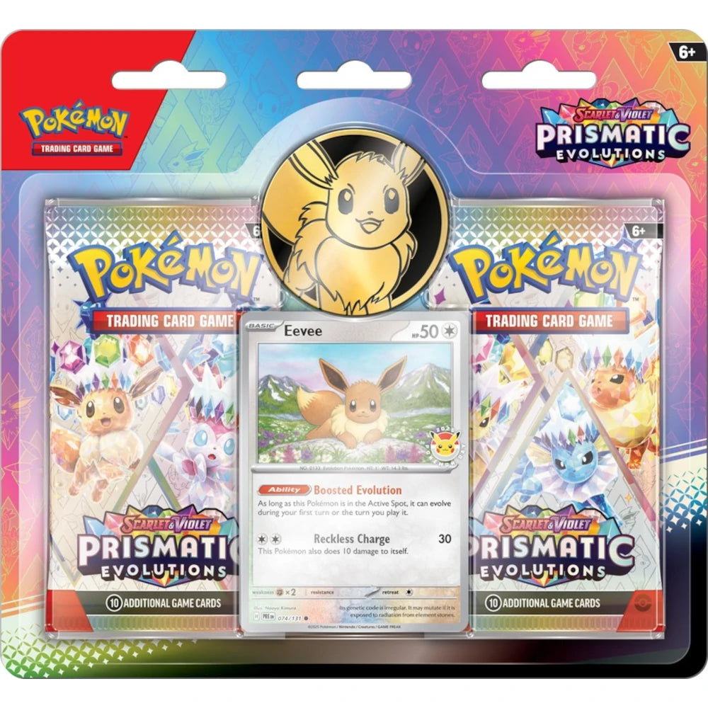 Pokémon Scarlet & Violet: 8.5 Prismatic Evolutions 2 Pack Blister