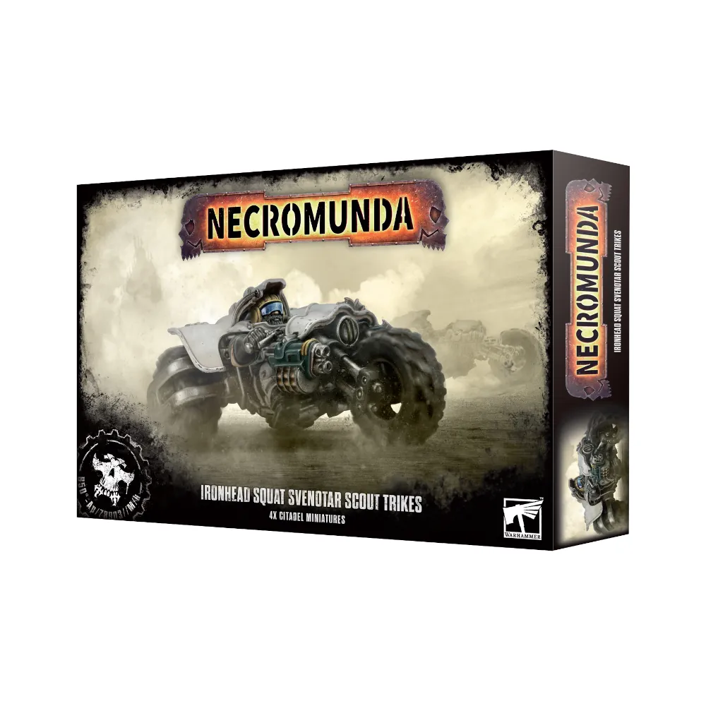 Necromunda: Ironhead Squat Svenotar Scout Trikes