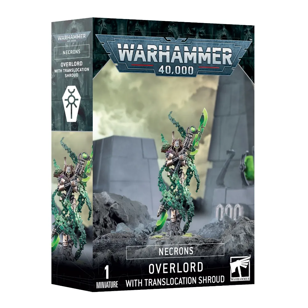 Warhammer 40,000: Necrons - Overlord with Translocation ShroudWarhammer 40,000: Necrons - Overlord with Translocation Shroud