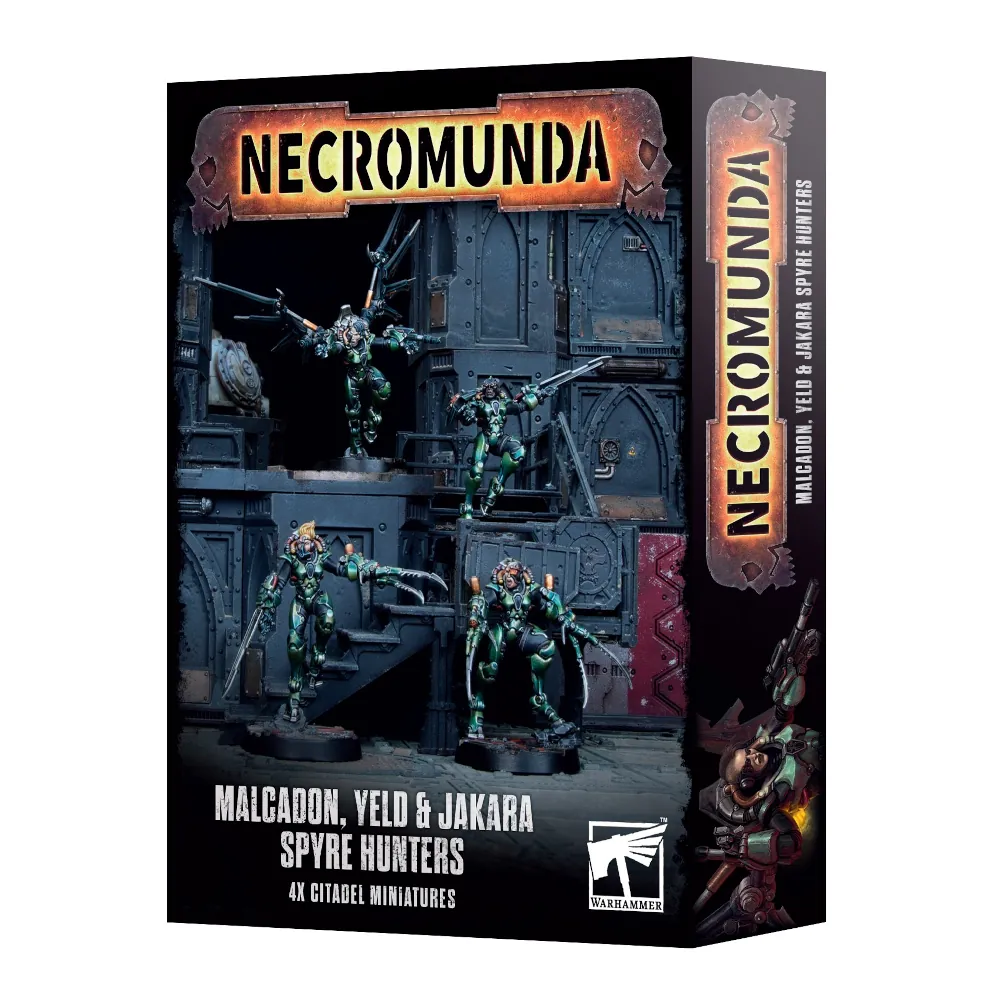 Necromunda: Malcadon, Yeld, and Jakara Spyre Hunters