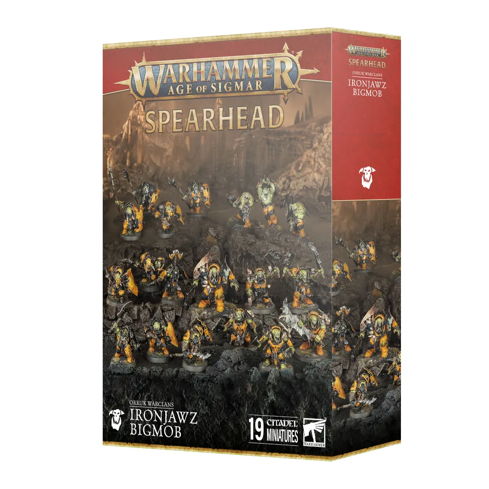 Warhammer Age of Sigmar: Orruk Warclans - Spearhead: Ironjawz Bigmob