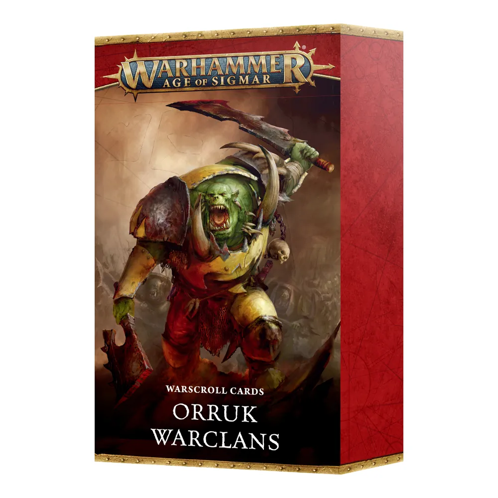 Warhammer Age of Sigmar: Orruk Warclans - Warscroll Cards