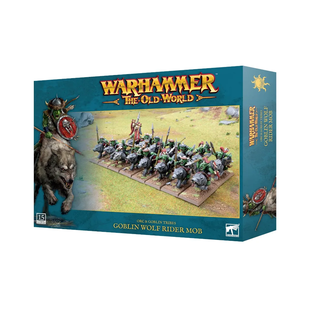 Warhammer: The Old World - Orc and Goblin Tribes: Goblin Wolf Rider Mob