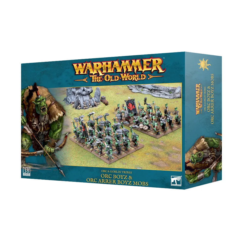 Warhammer: The Old World - Orc and Goblin Tribes: Orc Boyz and Orc Arrer Boys Mobs