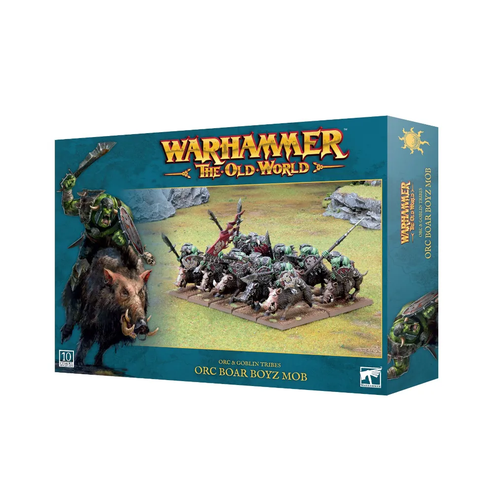 Warhammer: The Old World - Orc and Goblin Tribes: Orc Boar Boyz Mob