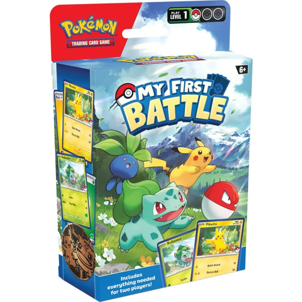 Pokémon My First Battle Pikachu and Bulbasaur