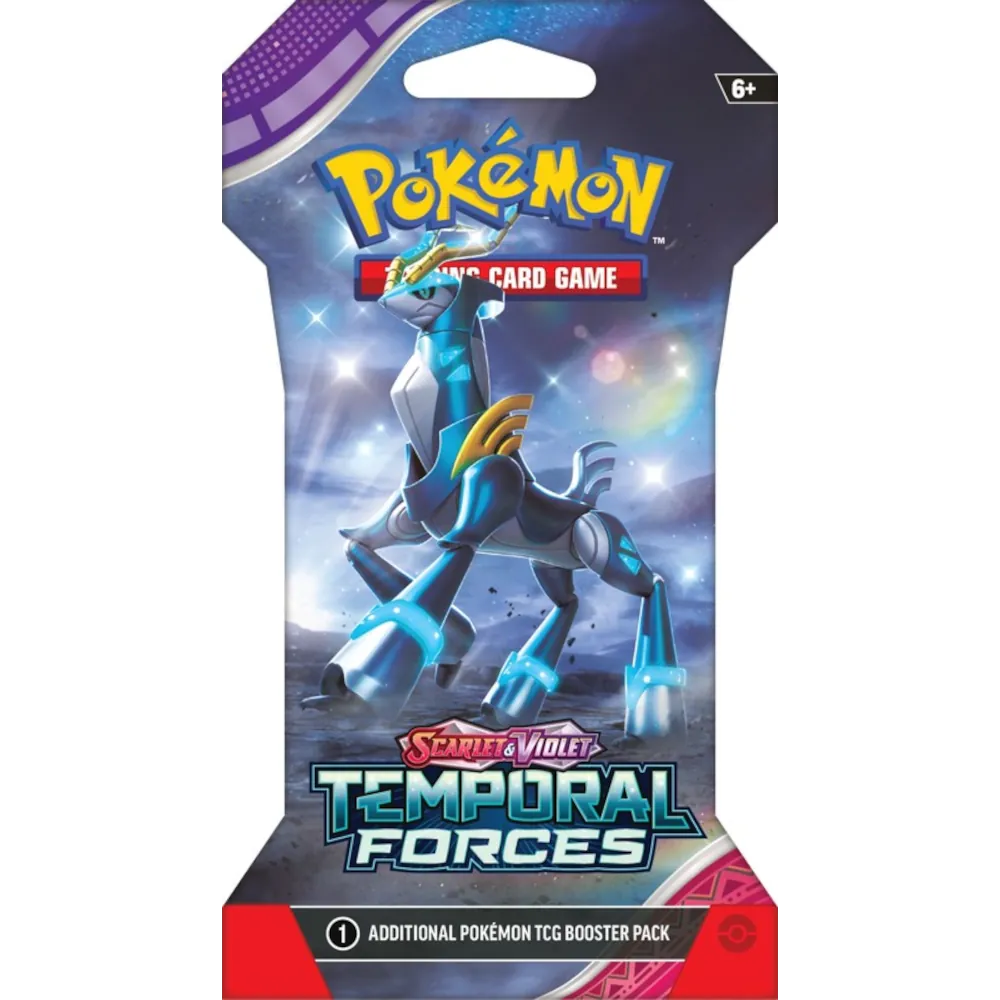 pokemon trading card game scarlet and violet sleeved booster pack Over the Brick – Pokémon Scarlet & Violet: Temporal Forces Sleeved Booster