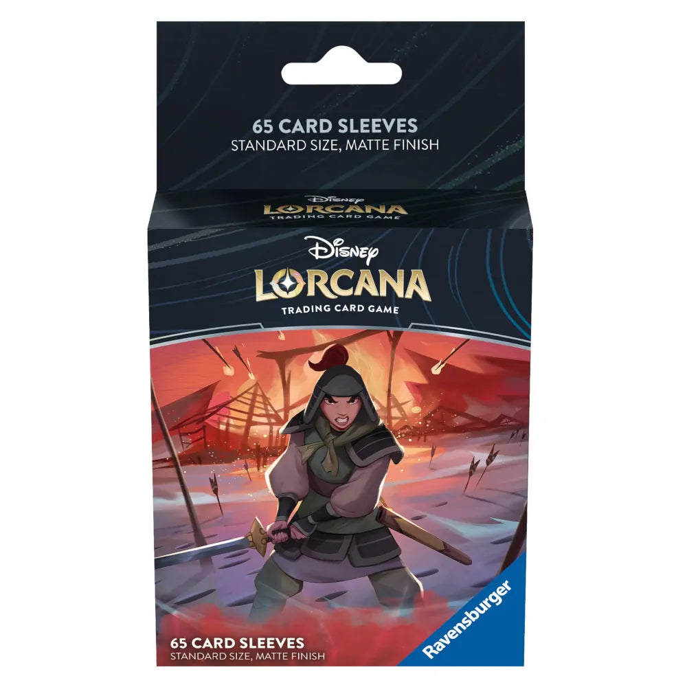 size of lorcana cards Over the Brick – Lorcana: Rise the Floodborn Cardsleeves Mulan Perfect Gift for Disney This is the very Version:Final Fantasy VII: Limit Break Southern Confirmed