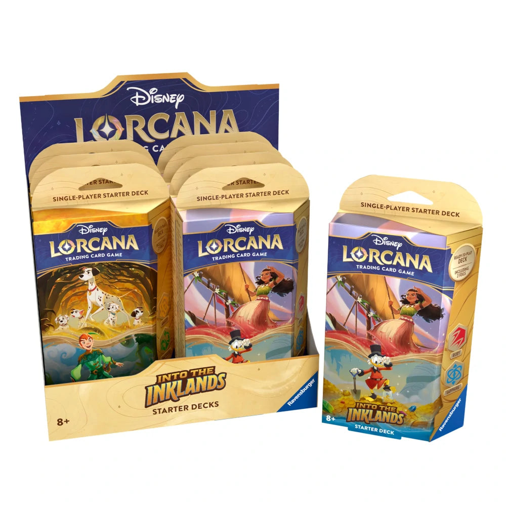 Over the Brick Lorcana: Into the Inklands Starter Deck (set of 2) Over the Brick Lorcana: Into the Inklands Starter Deck (set of 2)