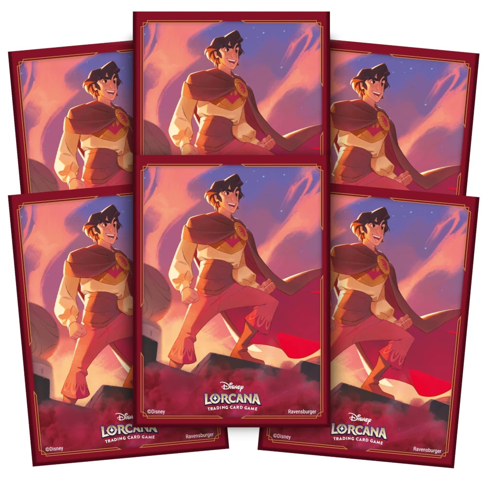 Over the Brick Lorcana: Shimmering Skies Card Sleeves Aladdin Over the Brick Lorcana: Shimmering Skies Card Sleeves Aladdin