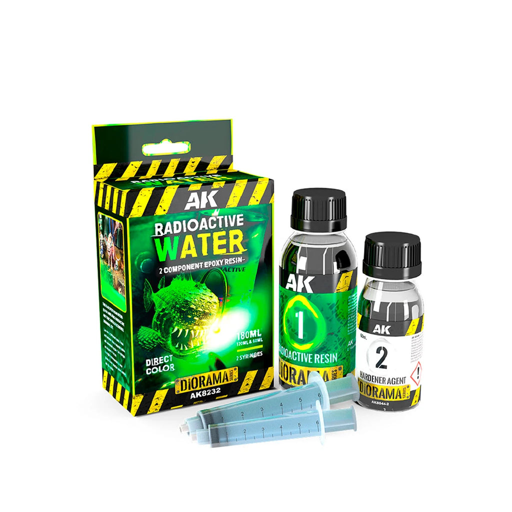 AK Interactive: Resin Radioactive Water 2 Components Epoxy (180ml)