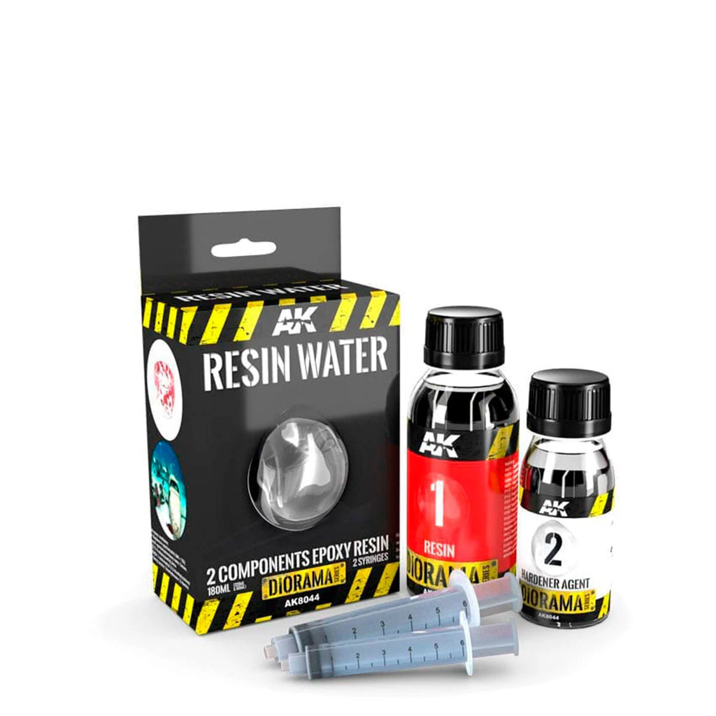 AK Interactive: Resin Water 2 Components Epoxy (180ml)