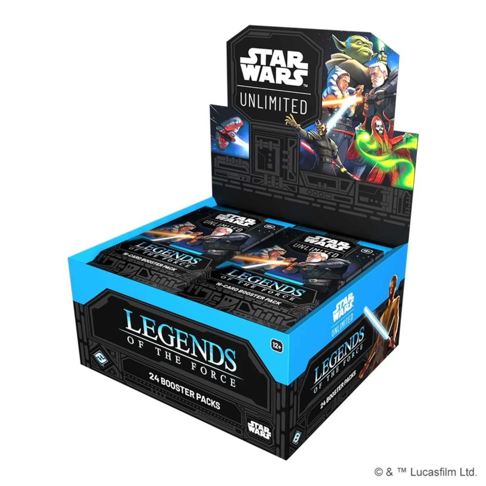 Star Wars: Unlimited - Legends of the Force Booster Display