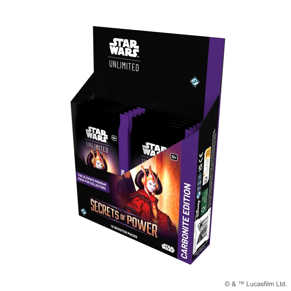 Star Wars: Unlimited - Secrets of Power Carbonite Booster Display
