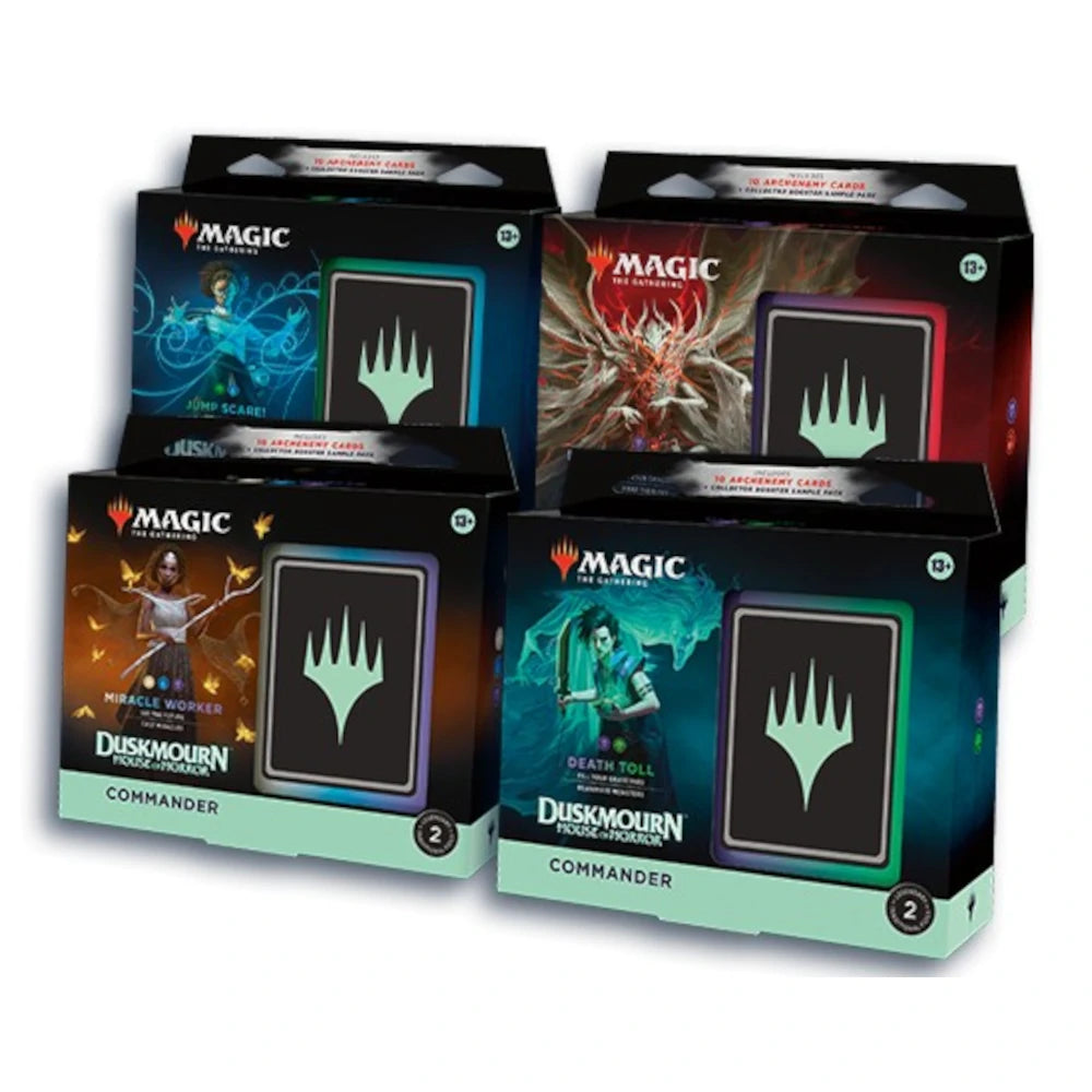 Magic: The Gathering - Duskmourn House of Horror Play Commander Decks (Set of 4)