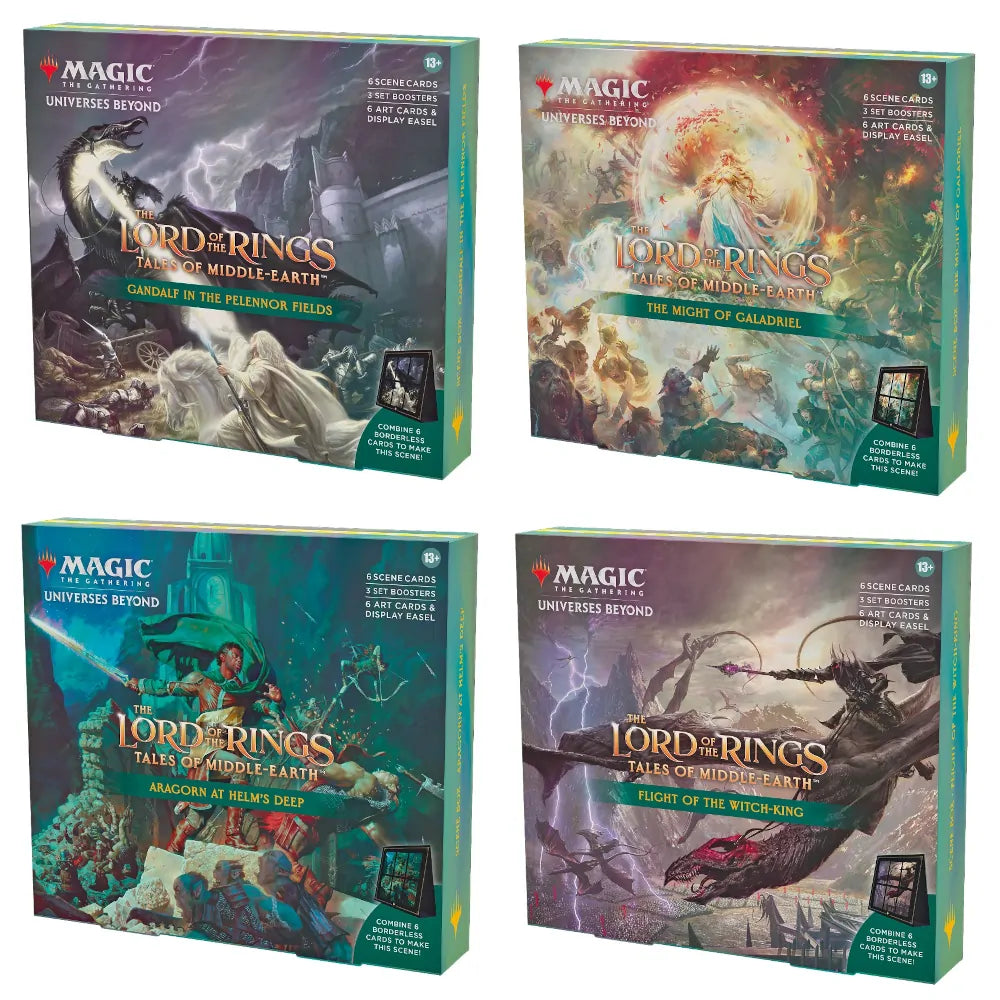 Magic: The Gathering - Lord of the Rings: Tales of Middle-earth Special Edition Scene Box (Set of 4)