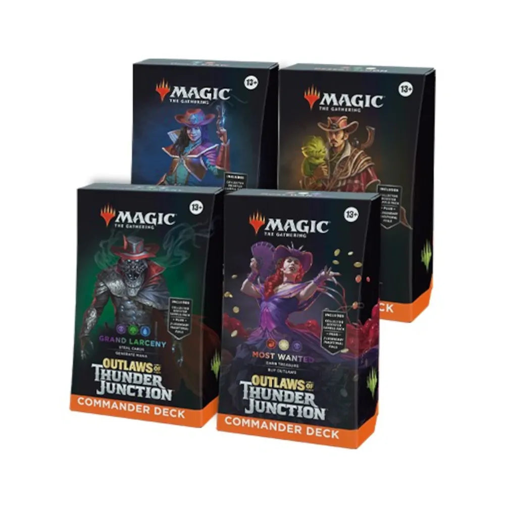Magic: The Gathering - Outlaws of Thunder Junction Commander (set of 4)