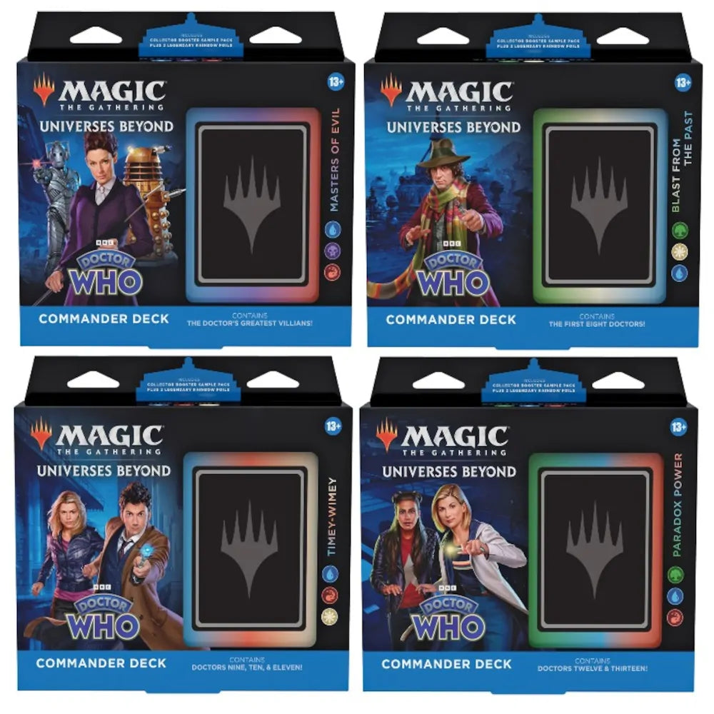 Magic: The Gathering - Doctor WhoCommander Deck (Set of 4)