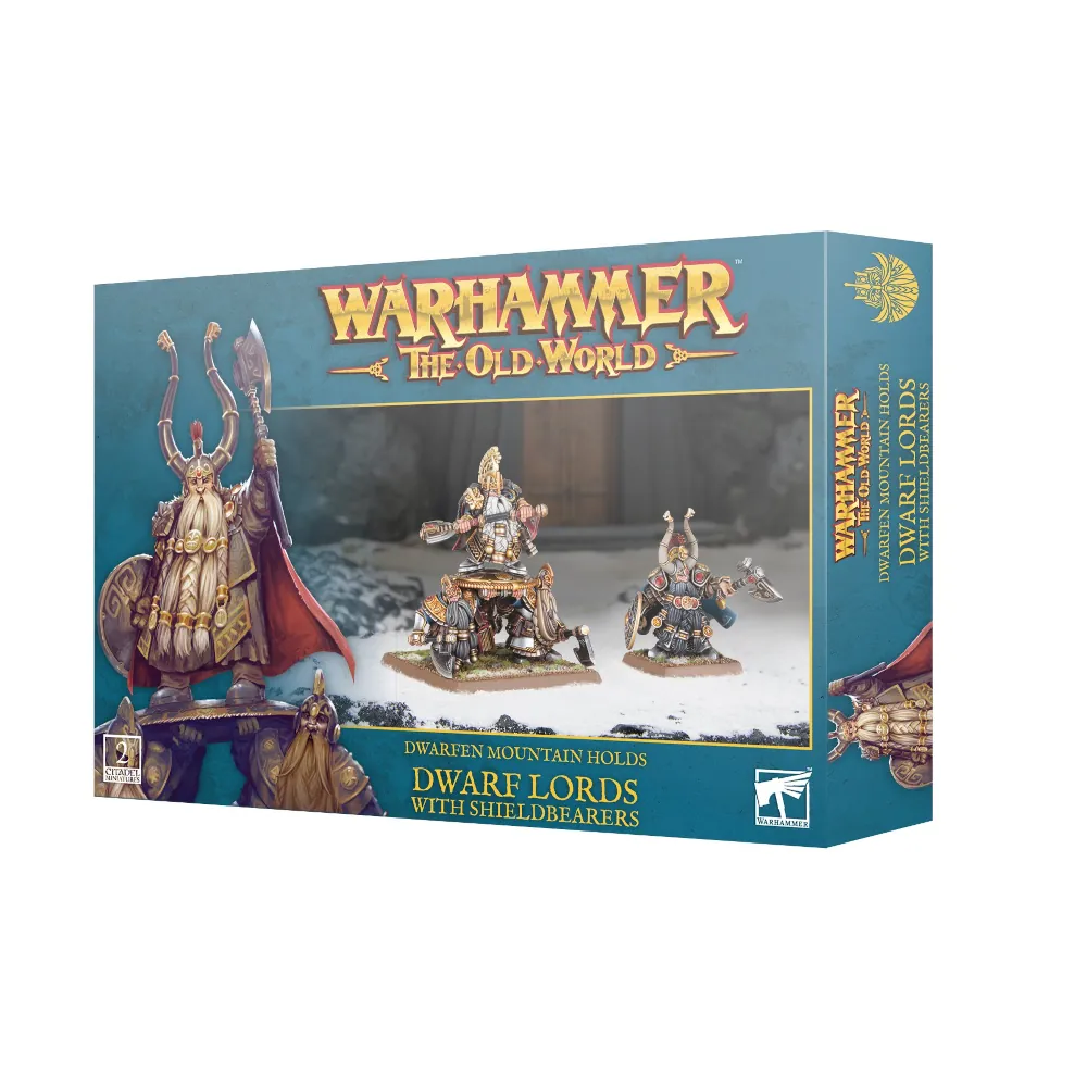 Warhammer: The Old World - Dwarfen Mountain Holds: Dwarf Lords with Shieldbearers