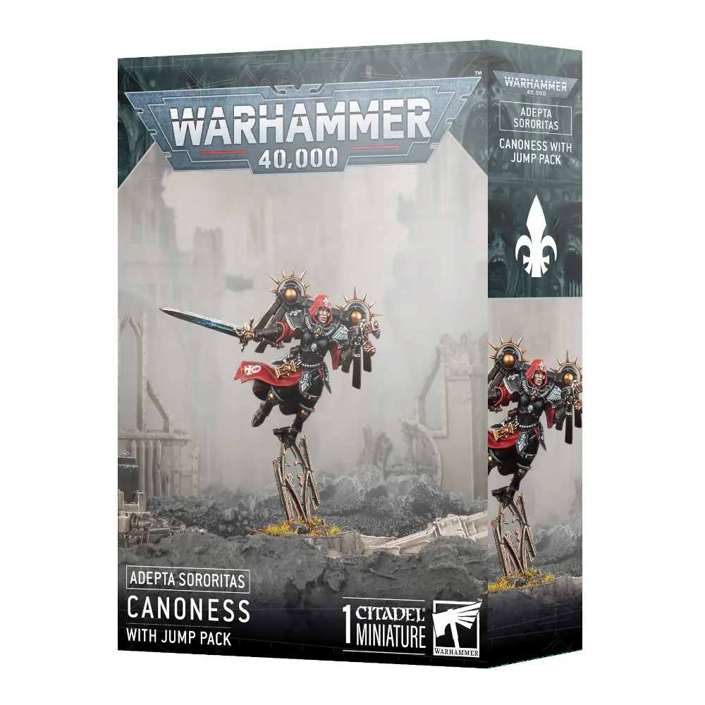 Warhammer 40,000: Adepta Sororitas - Canoness with Jump Pack