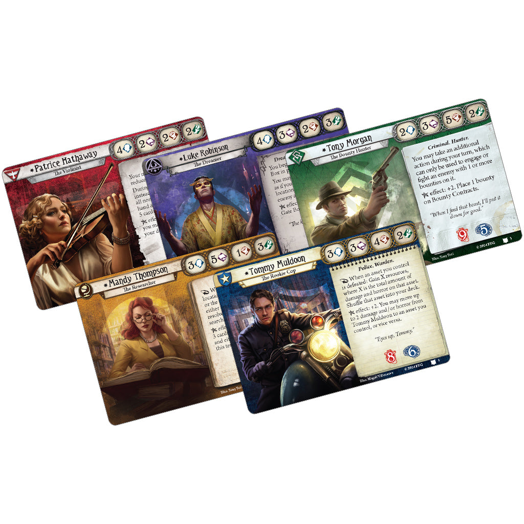 Arkham Horror The Card Game: The Dream-Eaters Investigator Expansion cards