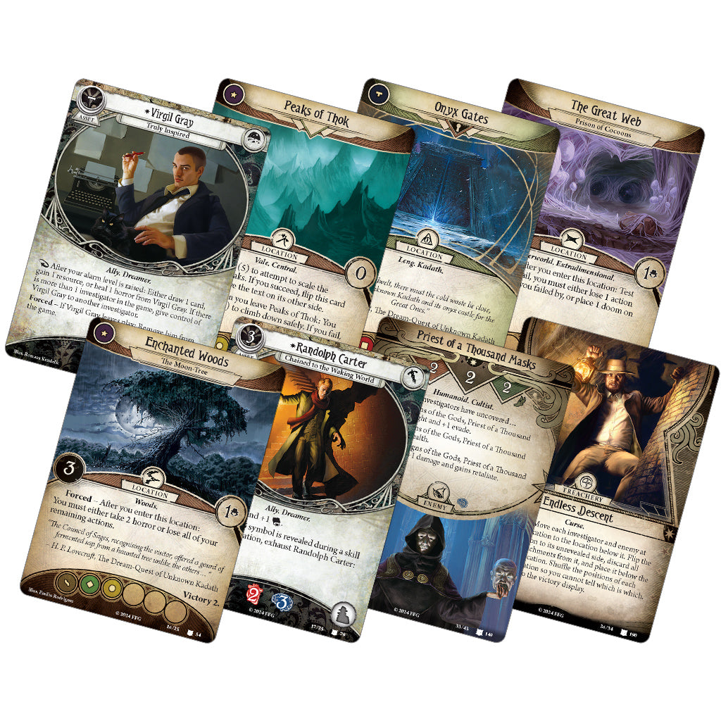 Arkham Horror The Card Game: The Dream-Eaters Campaign Expansion cards