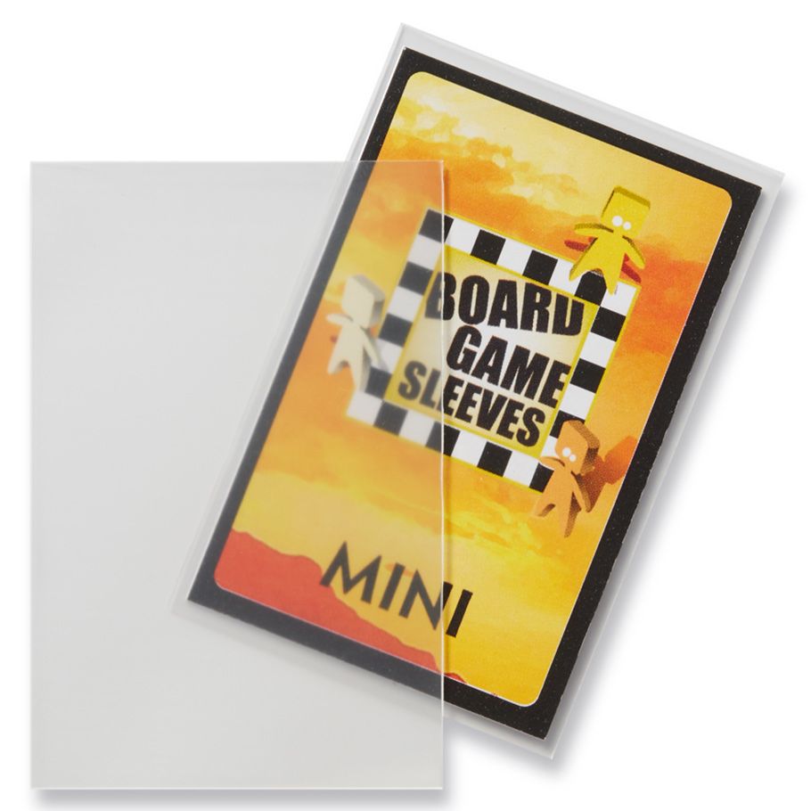 Board Game Sleeves: Non-Glare: Mini Yellow (50) 