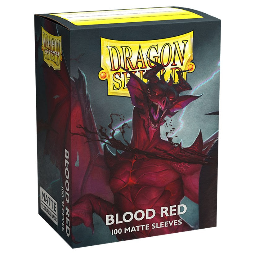 Dragon Shield: Matte Sleeves - Blood Red (100ct)
