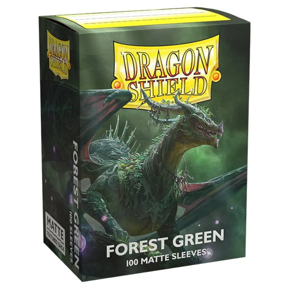 Dragon Shield: Matte Sleeves - Matte: Forest Green (100ct)