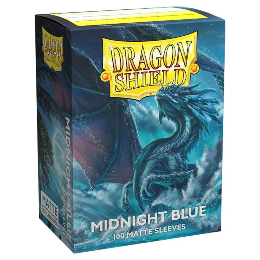 Dragon Shield: Matte Sleeves - Matte: Midnight Blue (100ct)