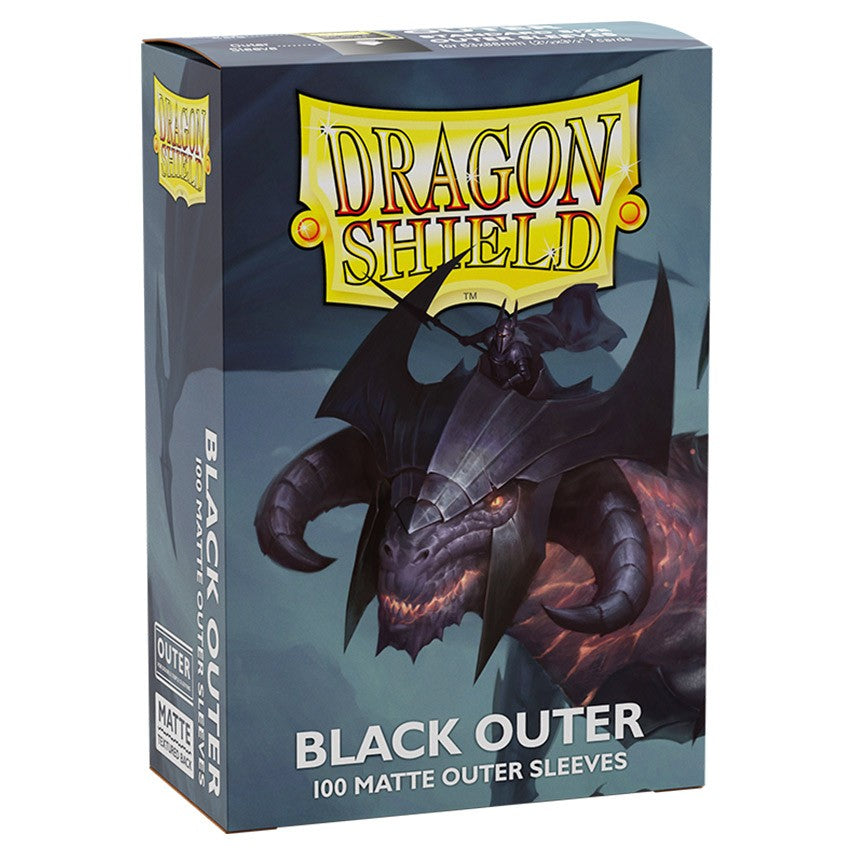 Dragon Shield: Outer Sleeves - Matte Black (100ct)