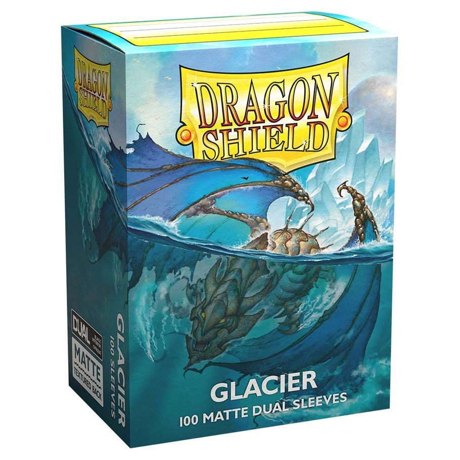 Dragon Shield: Dual Matte Sleeves - Glacier (100ct)