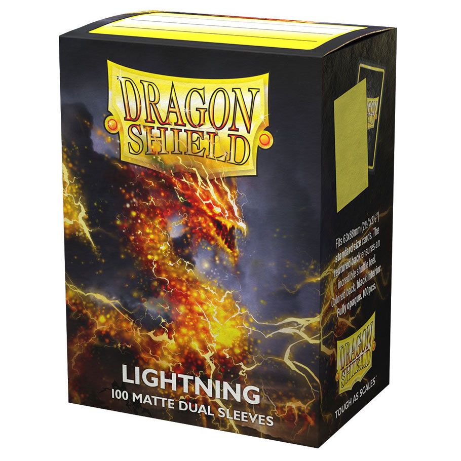 Dragon Shield: Dual Matte Sleeves - Lightning (100ct)