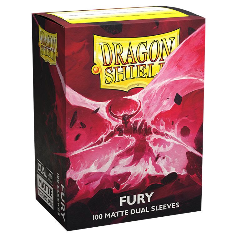 Dragon Shield: Dual Matte Sleeves - Fury (100ct)