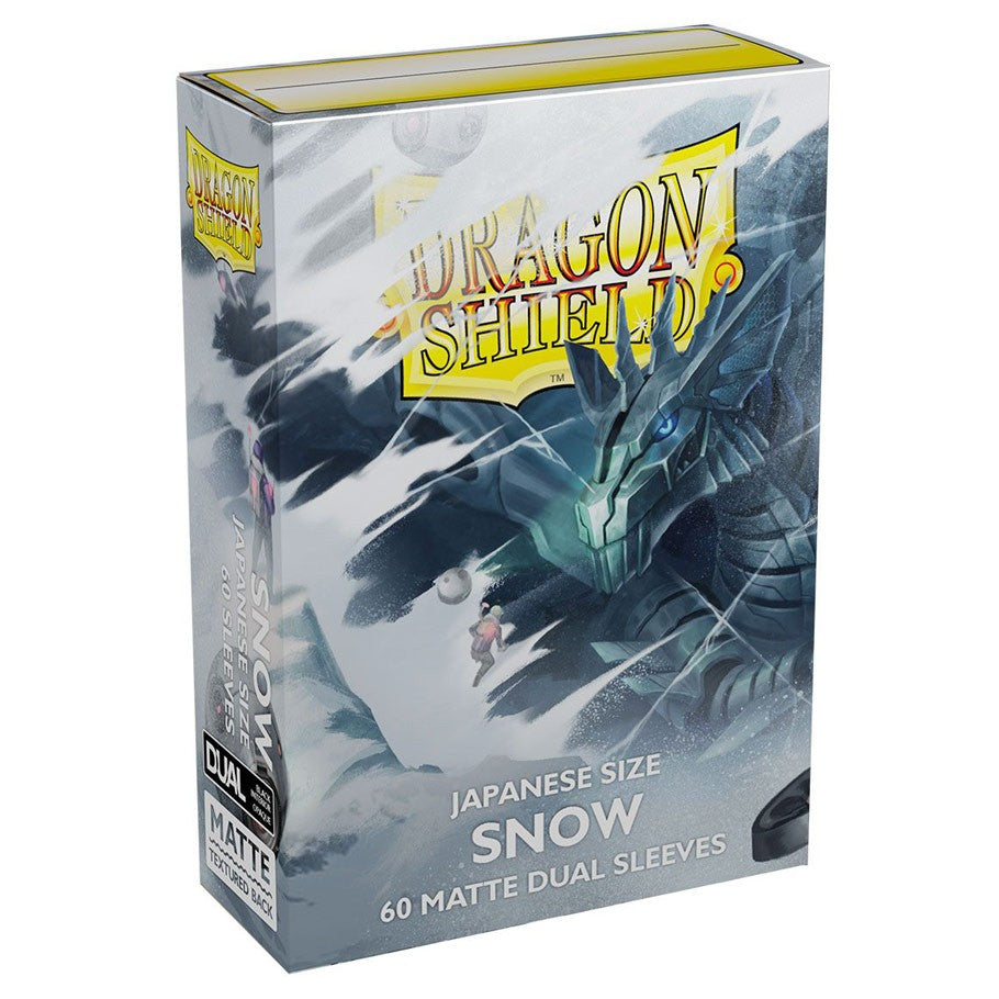 Dragon Shield: Dual Matte Sleeves Japanese - Snow (60ct)