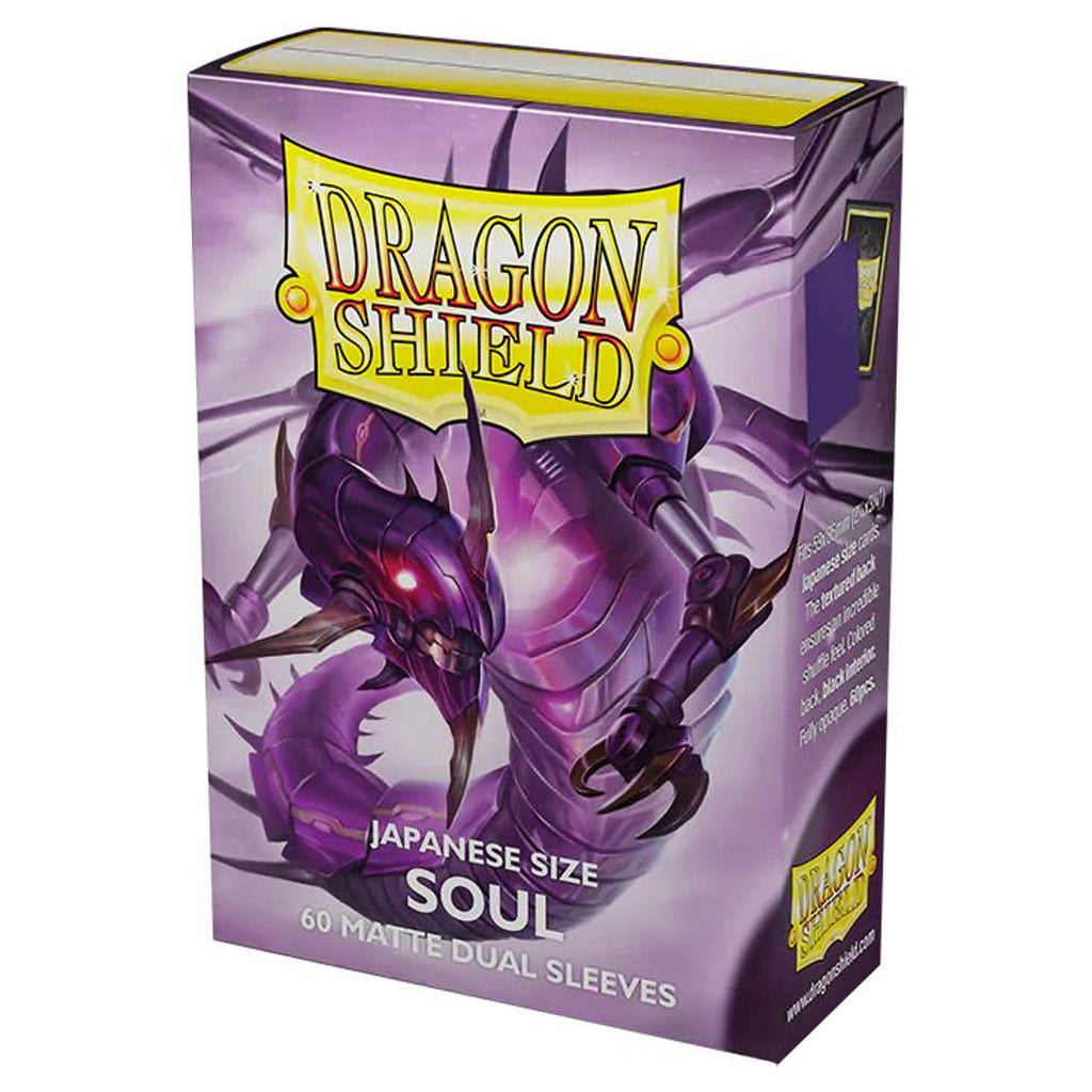 Dragon Shield: Dual Matte Sleeves Japanese - Soul Purple (60ct)